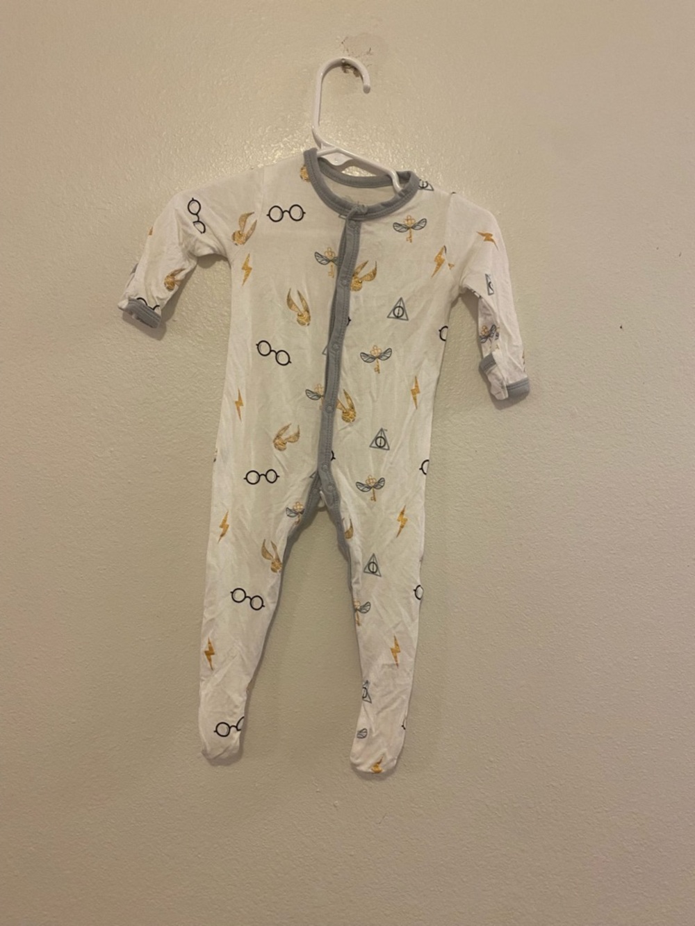 Kyte BABY Harry Potter Bamboo Snap Up Footed One-Piece